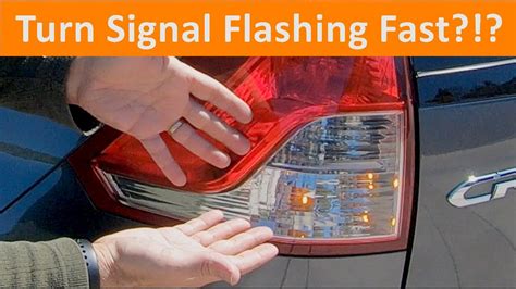 Theres always the chance that the turn signal fuse or relay has gone bad and needs to be replaced. . Chevy equinox turn signal blinking fast